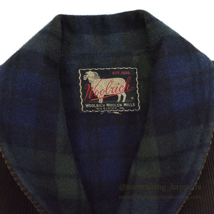 〜1960's WOOLRICH SHAWL COLLAR CORDUROY COAT ... Fits like 42
