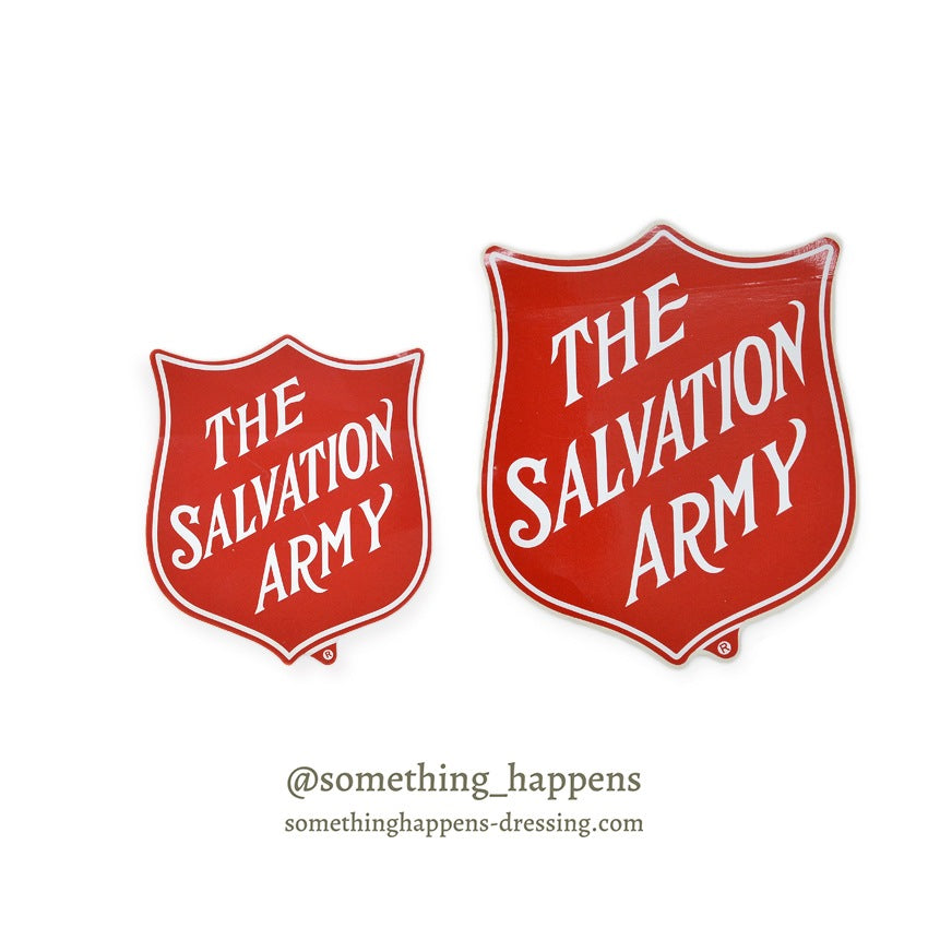 OLD THE SALVATION ARMY DECAL SHILD STICKER 2枚セット ...