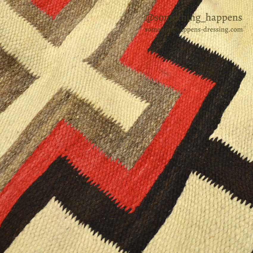c.1930's NAVAJO RUG CROSS PATTERN... 170cm×133cm