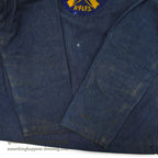 1940's U.S.NAVY WW2 SHAWL COLLAR DENIM JACKET SHOOTING CUSTOMIZED ... 42