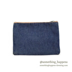 1970's CONE MILLS DEEPTONE DENIM POUCH...