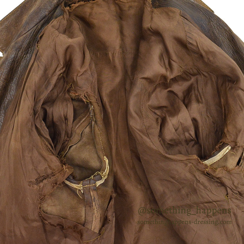 〜1970's BROWN LEATHER JACKET ...