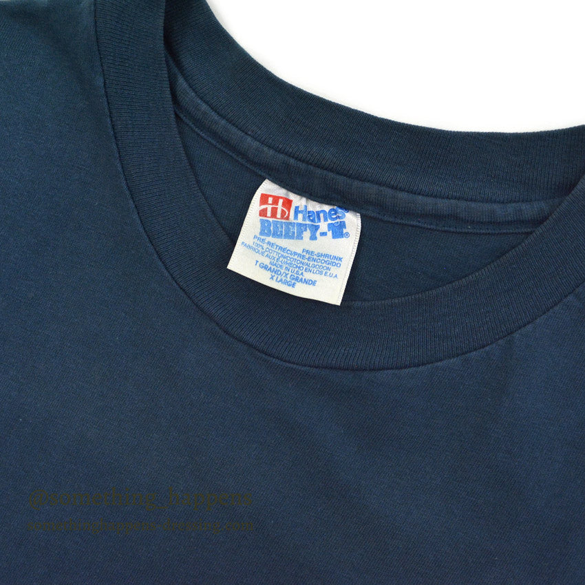 1990's HANES BEEFY-T PLAIN T-SHIRT FADED ... XL
