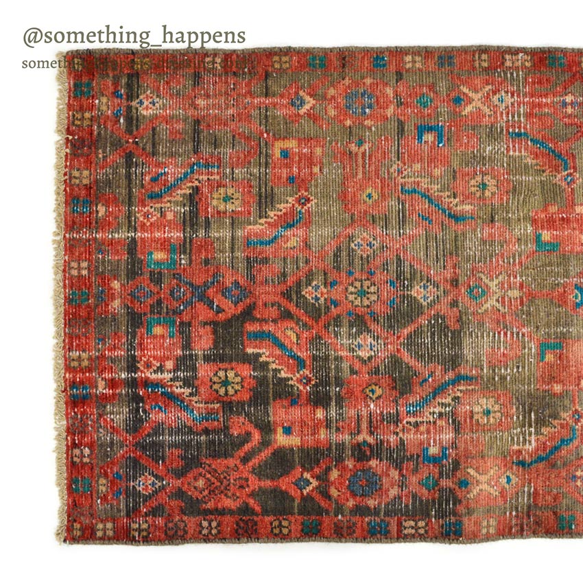 OLD TRIBAL RUG ... 162cm/80cm
