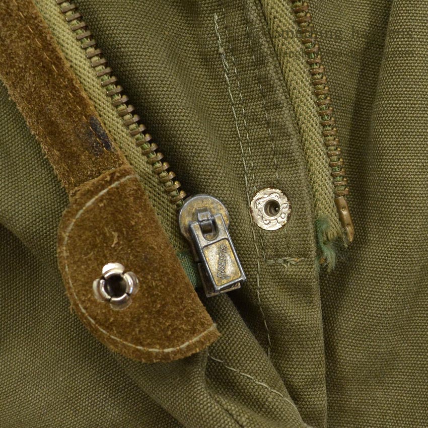 ~1970's SAFARI HUNTING CANVAS & LEATHER VEST MADE IN SPAIN...
