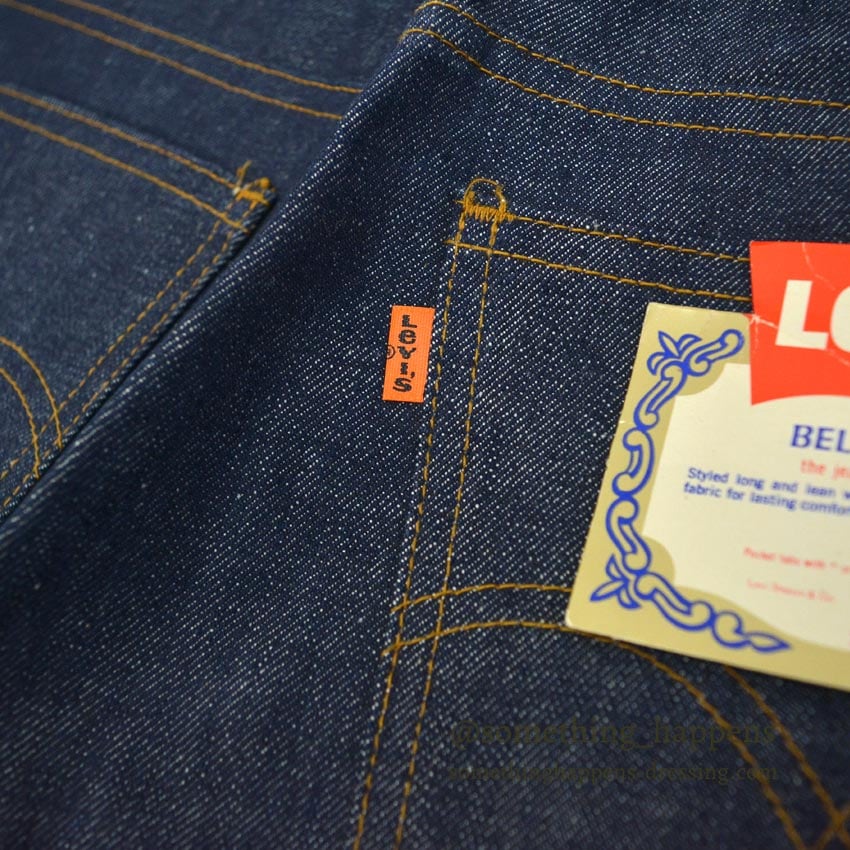 1970's DEADSTOCK Levi's 646 DENIM PANTS... W33/L36