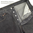 1990's Levi's 501 BLACK DENIM PANTS... W33/L32
