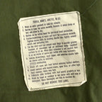 1960s US ARMY PARKA, MEN'S, M-65, Aluminum Zipper & USED LINER... M