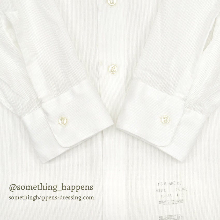 1960's MANHATTAN WHITE COTTON L/S SHIRT ... 15