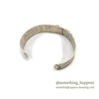 c.1930's NAVAJO FRED HARVEY ERA SWASTIKA SILVER BANGLE...