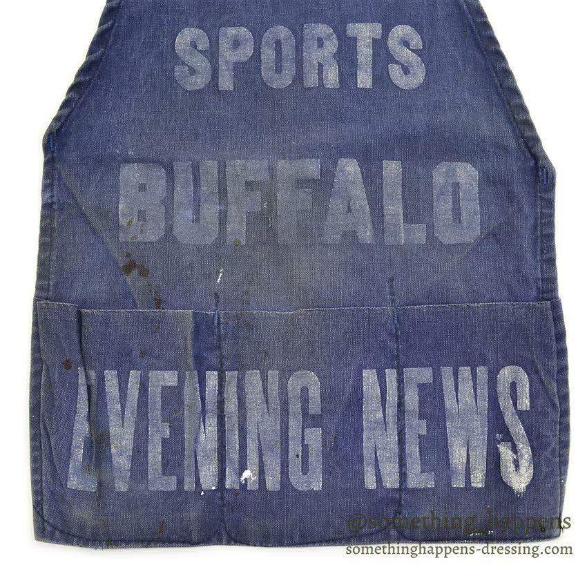 1950's〜 BUFFALO EVENING NEWS CANVAS APRON ...