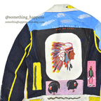 1970's Levi's FOLK ART PAINT 70505 small-e DENIM JACKET NON WASH ... 44