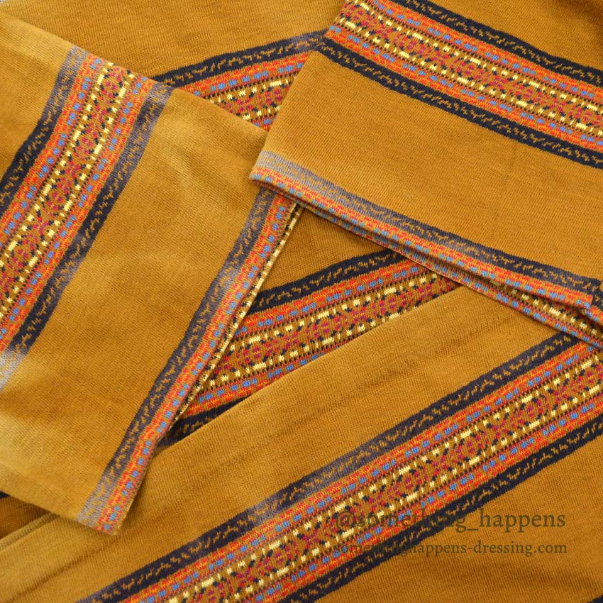 1960's FIRE & RAIN BY JANTZEN JACQUARD T-SHIRT FADED ... L