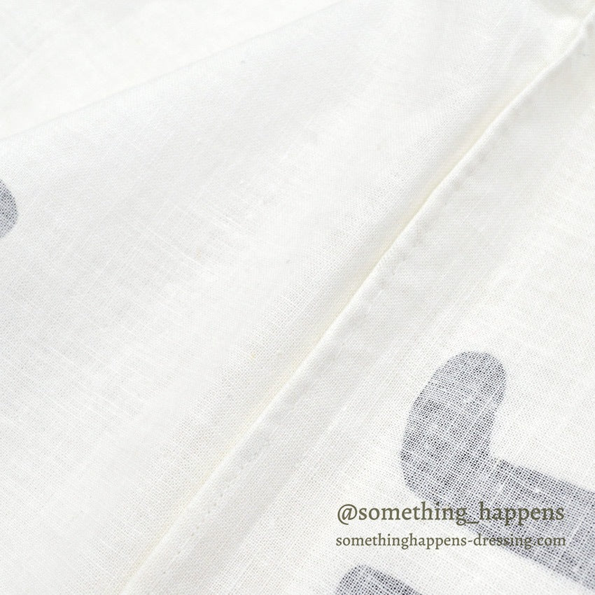 1960s BERRY WORLD TRAVEL, INC. PRIVATE JET GIFT Hanten (traditional Japanese jacket) ... WHITE