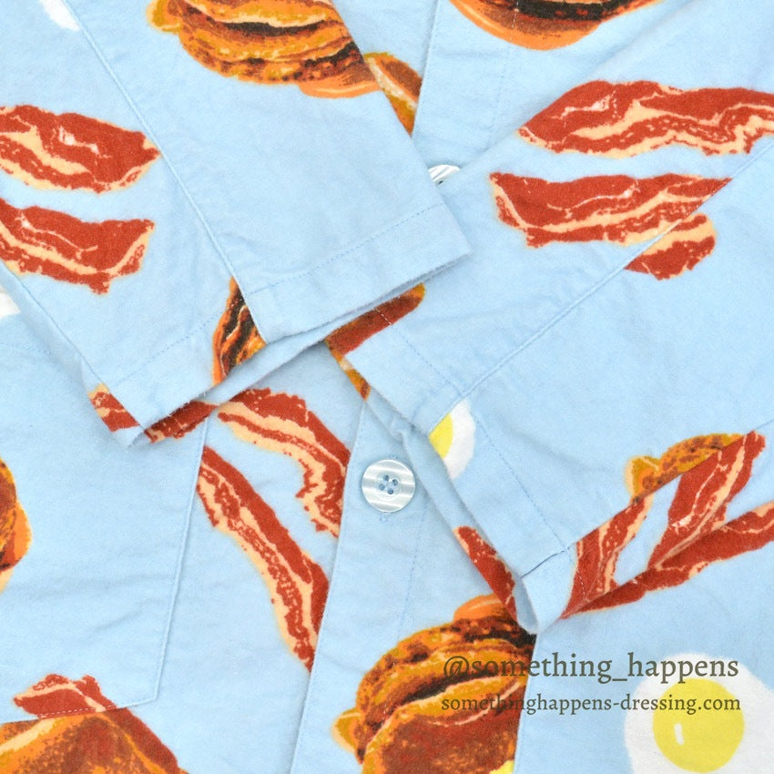 1990's〜 BREAKFAST FLANNEL PAJAMA SHIRT & PANTS ...