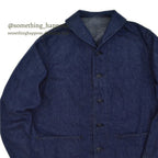 1940's U.S.NAVY WW2 SHAWL COLLAR DENIM JACKET DARK ...