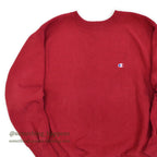 1990's CHAMPION PLAIN RED REVERSE WEAVE SWEAT SHIRT...L