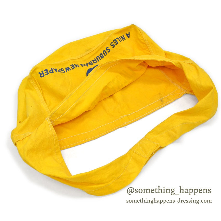 1960's ' THE LIBERTY NEWS ' NEWS PAPER BAG YELLOW ...