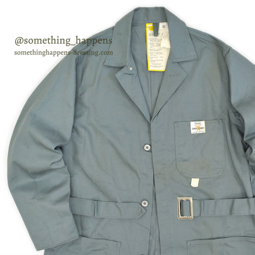 1960's DEADSTOCK SEARS ALL COTTON TWILL SHOP COAT... 38