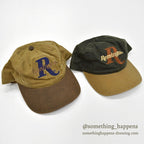 ~1990's REMINGTON OILED COTTON GAME CAP TAN...