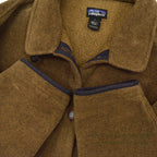 1990's PATAGONIA SYNCHILLA SHRLING COAT COYOTE BROWN ... S