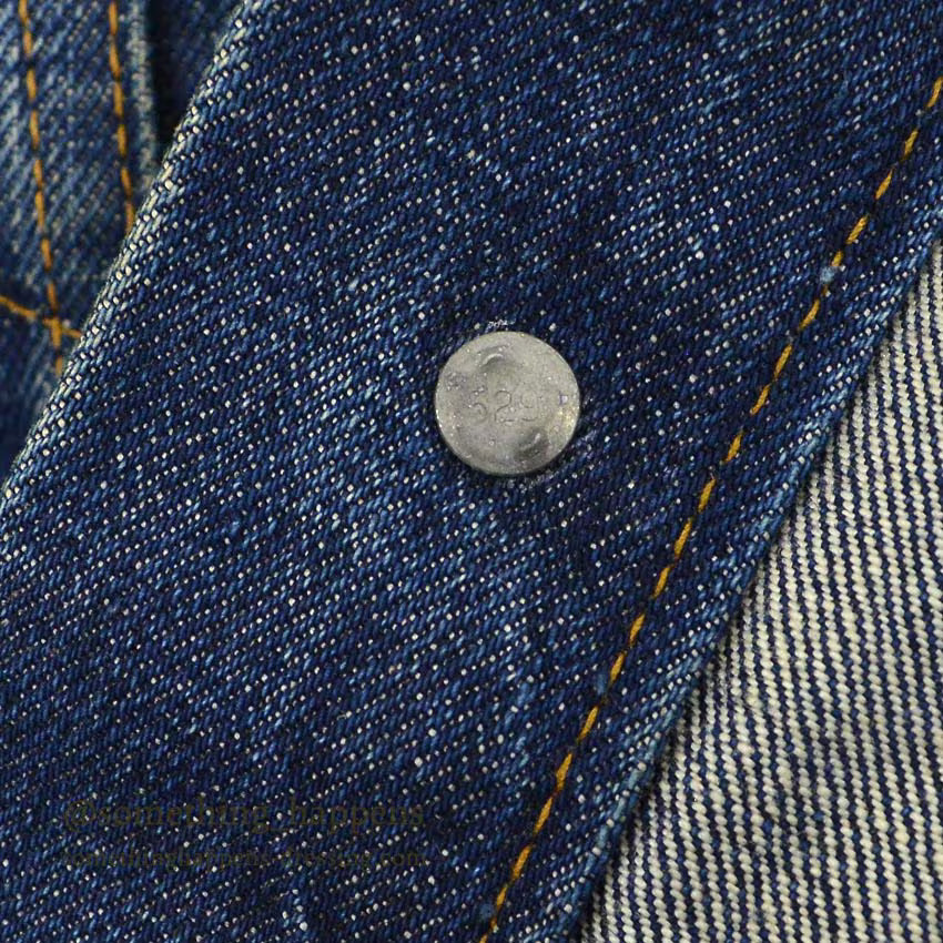 1970's Levi's 70505 small-e DENIM MOTORCYCLE JACKET... 40