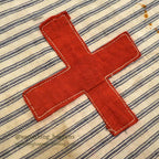 1910's~ WW1 ERA AMERICAN RED CROSS STRIPE DITTY BAG...