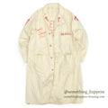 1960's MOUNT SINAI 1963 HAND PAINT ARMY MD DR. COAT ... 44R