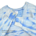1980's CHAMPION LIGHT BLUE TIE DYE REVERSE WEAVE SWEAT SHIRT...L