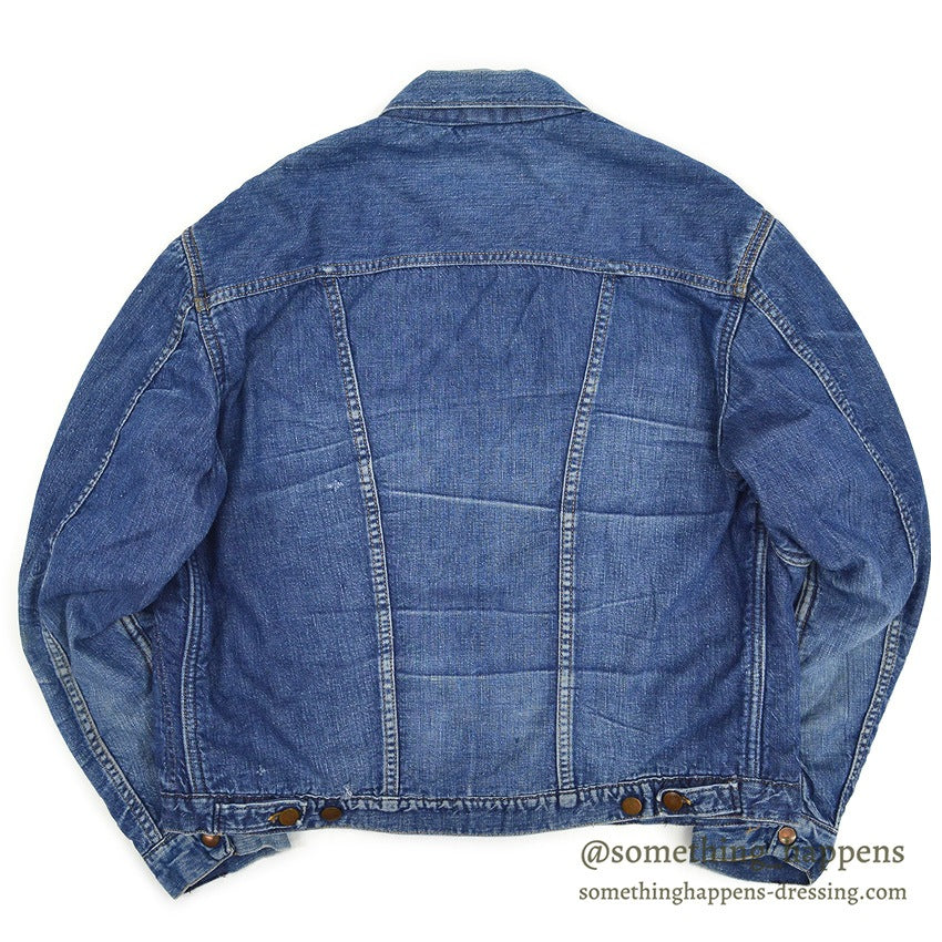 1960's WRANGLER 20MJL DENIM JACKET BLANKET HIGE... 46
