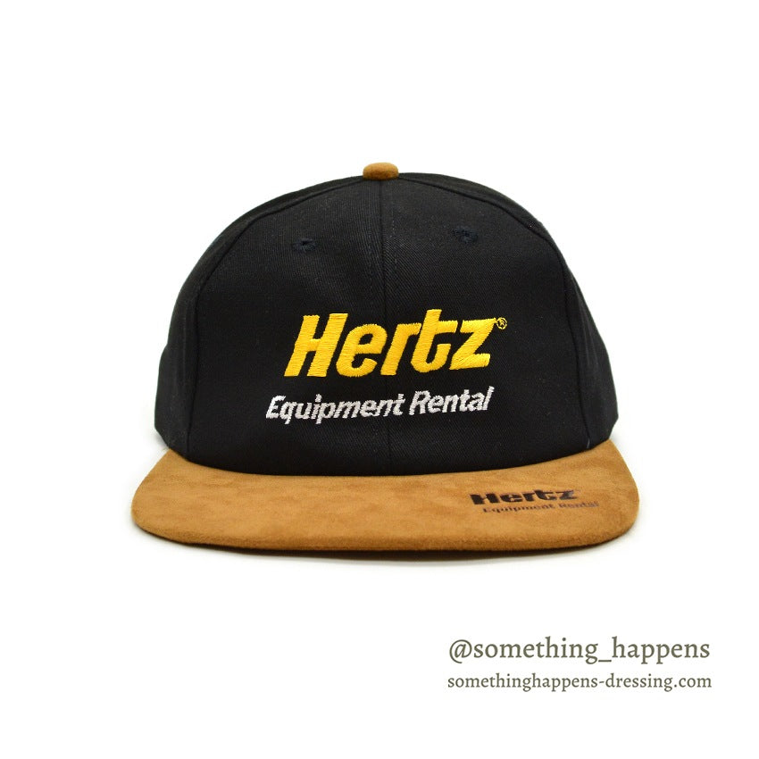 1990's DEADSTOCK HERTZ BLACK / LEATHER CAP...
