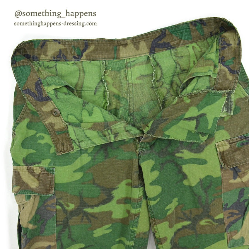 1970's USARMY ERDL MIX LEAF PANTS... MEDIUM-REGULAR