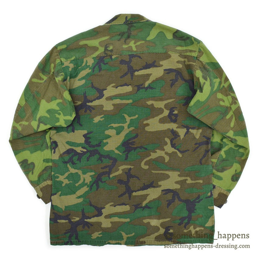 1960's USARMY ERDL JUNGLE FATIGUE JACKET MIX LEAF... MR