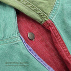 1980's〜 GAP MULTI COLOR DENIM WORK SHIRT ... L