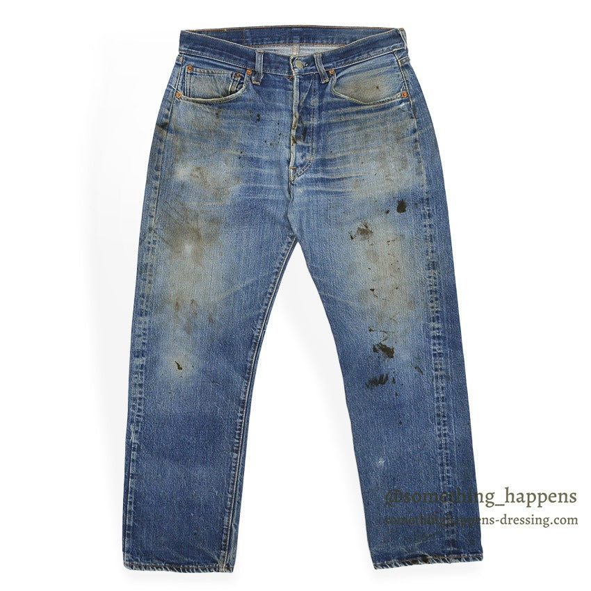 1960's LEVI'S 501 BIG-E DENIM PANTS...W32/L28