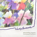 1990's ONEITA JUDY BUSWELL FLOWER ART PRINT T-SHIRT ... XL