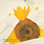 1990's DEADSTOCK ONEITA SUN FLOWER L/S T-SHIRT ... XL