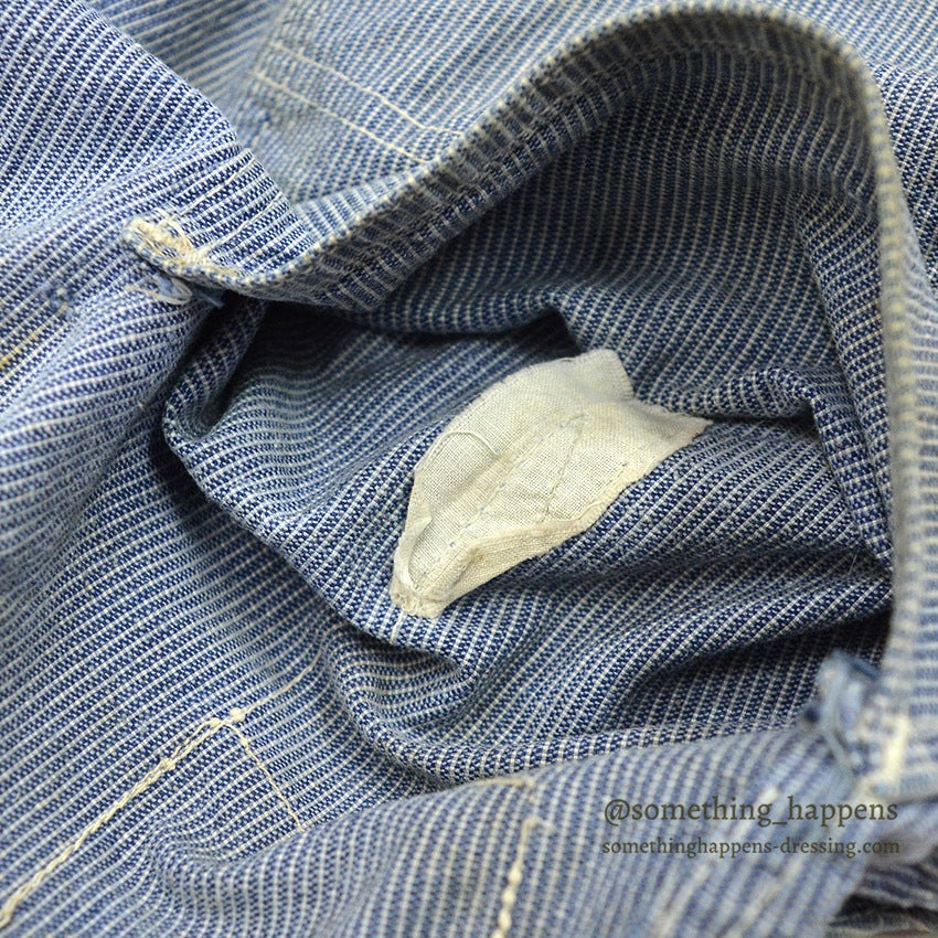 1940's Lee 96-SB PIN STRIPE OVERALL ... W40/L27