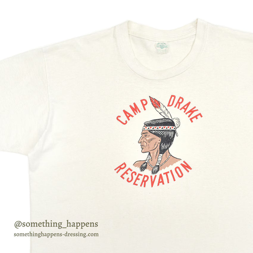 1960s BSA CAMP DRAKE RESERVATION Indian Face T-Shirt...