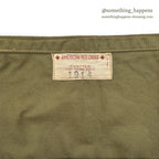 1940's AMERICAN RED CROSS WW2 POPLIN APRON DITTY BAG 2...
