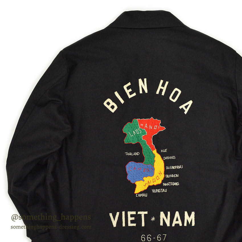 1960s DEADSTOCK VIETNAM SOUVENIR JACKET (Vietnamese style jacket) 66-67 PERFECT...