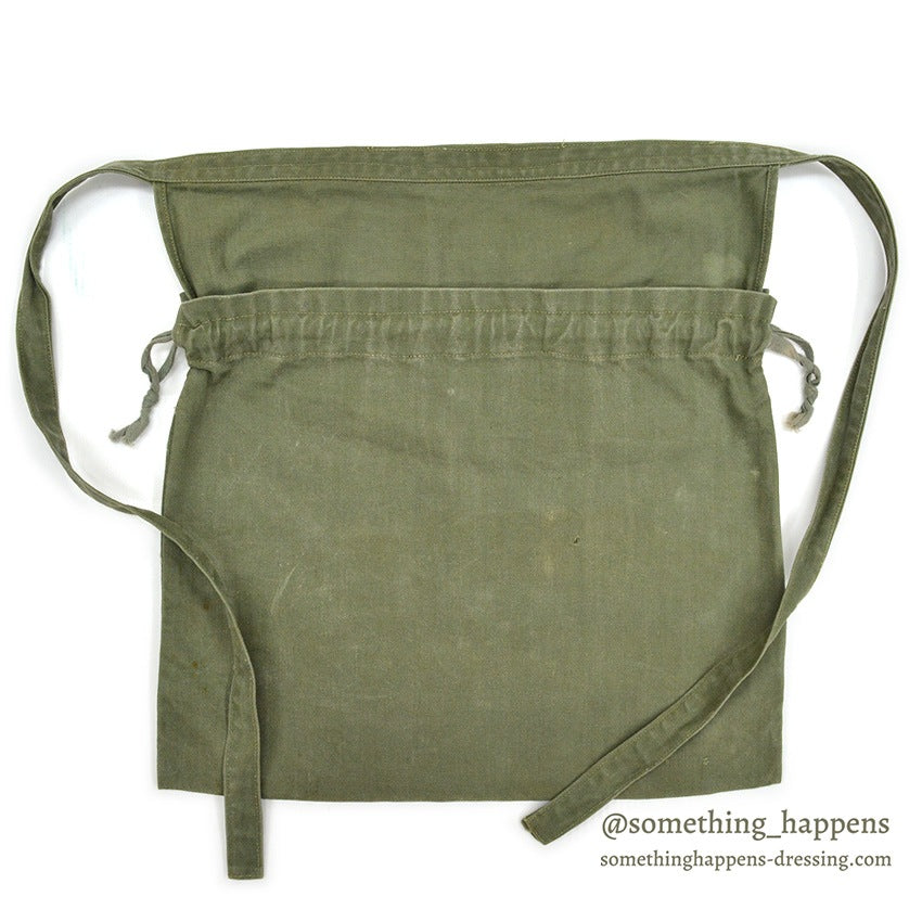 1940's AMERICAN RED CROSS WW2 HBT APRON DITTY BAG  ...