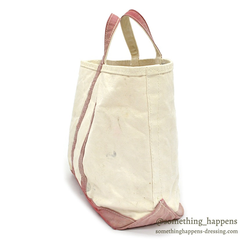1970s LL Bean Boat and Tote, faded, with cursive tag...