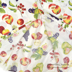 1980's BANANA REPUBLIC SAFARI & TRAVEL FRUIT PRINT S/S SHIRT ... L