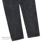 1980's Lee 200 BLACK DENIM PANTS...W33/L30