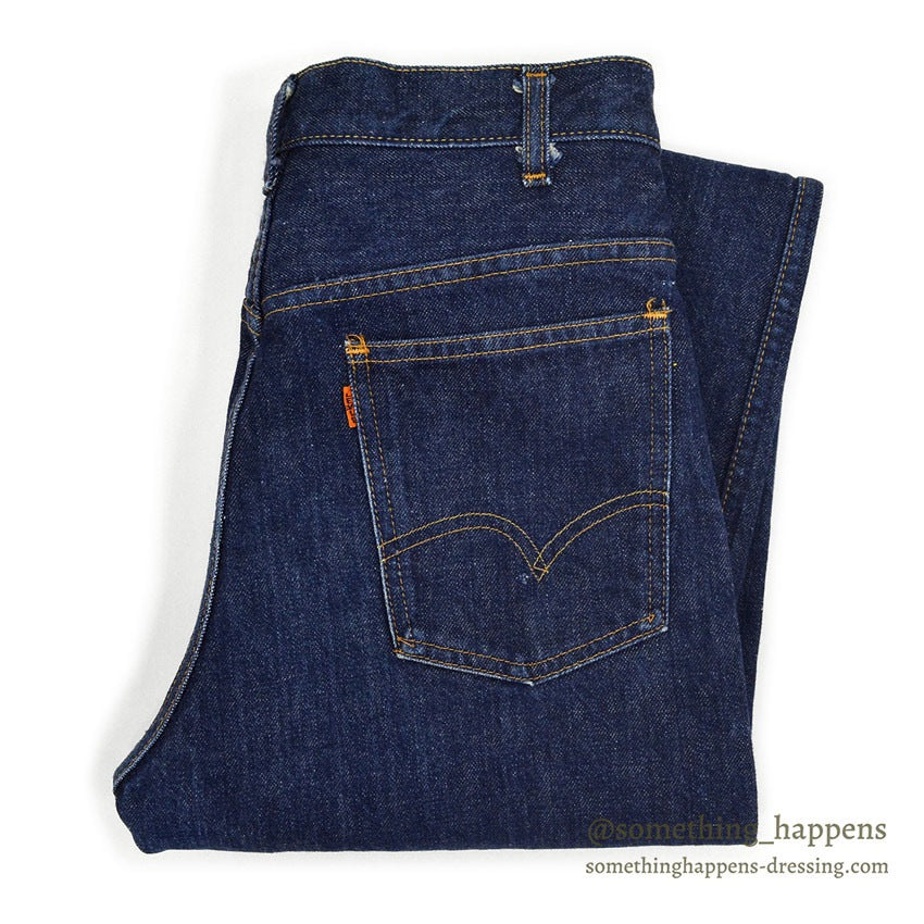 1960's LEVI'S 606 BIG-E DENIM PANTS...W30/L27