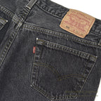 1990's Levi's 501 BLACK DENIM PANTS... W36 L30