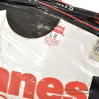 1980's DEADSTOCK HANES 3 PACK T-SHIRTS... LARGE