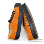 1970's DEADSTOCK UNKNOWN ORANGE/BLACK CANVAS SHOES...8