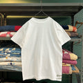 1990's ALORE WHITE BLANK T-SHIRT ONLY ONE WASH...L